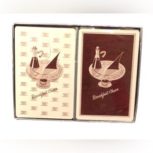 Vintage Brown & Bigelow Breakfast Cheer Playing Cards